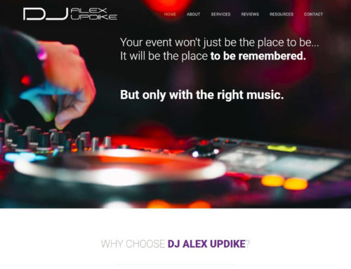 DJ Alex Updike Website